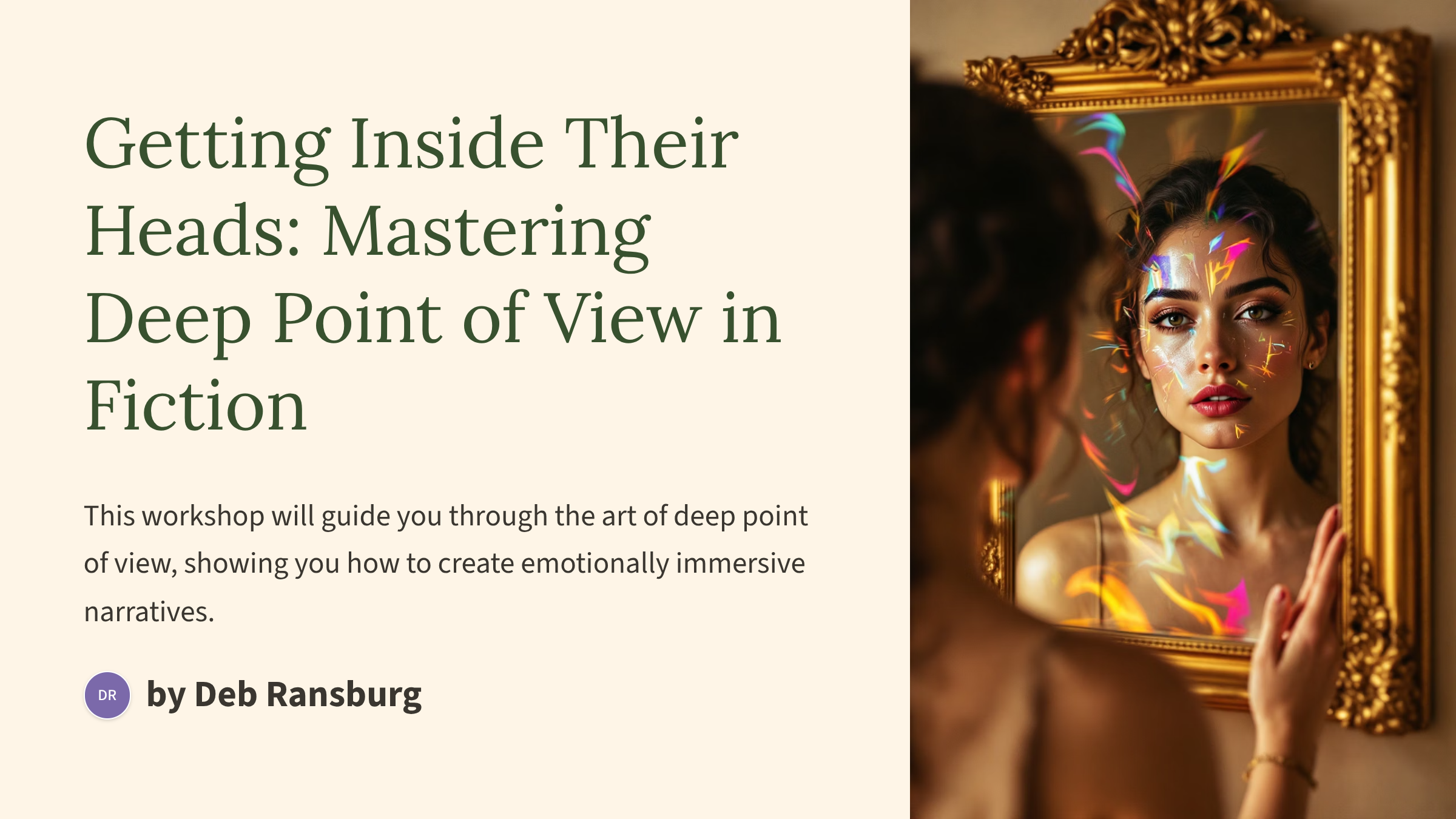 Mastering Deep Point of View-Deep POV Workbook for Fiction Writers | Show Don’t Tell Writing Exercises | Novel Writing Workbook | Creative Writing Worksheets | Author Craft Guide